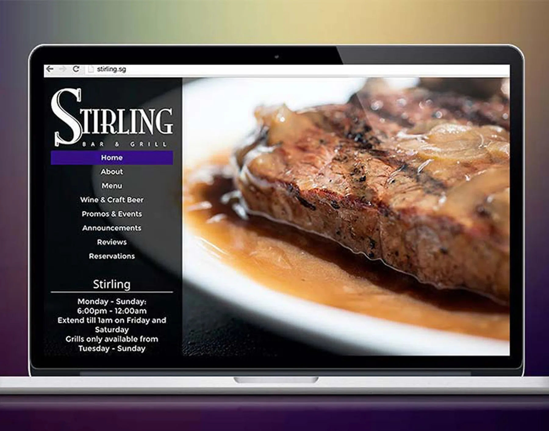 Stirling website